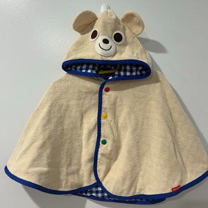 Miki House Bear Poncho Baby 3-24M